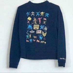 【Sold】Uniqlo keith haring graphic sweatshirt